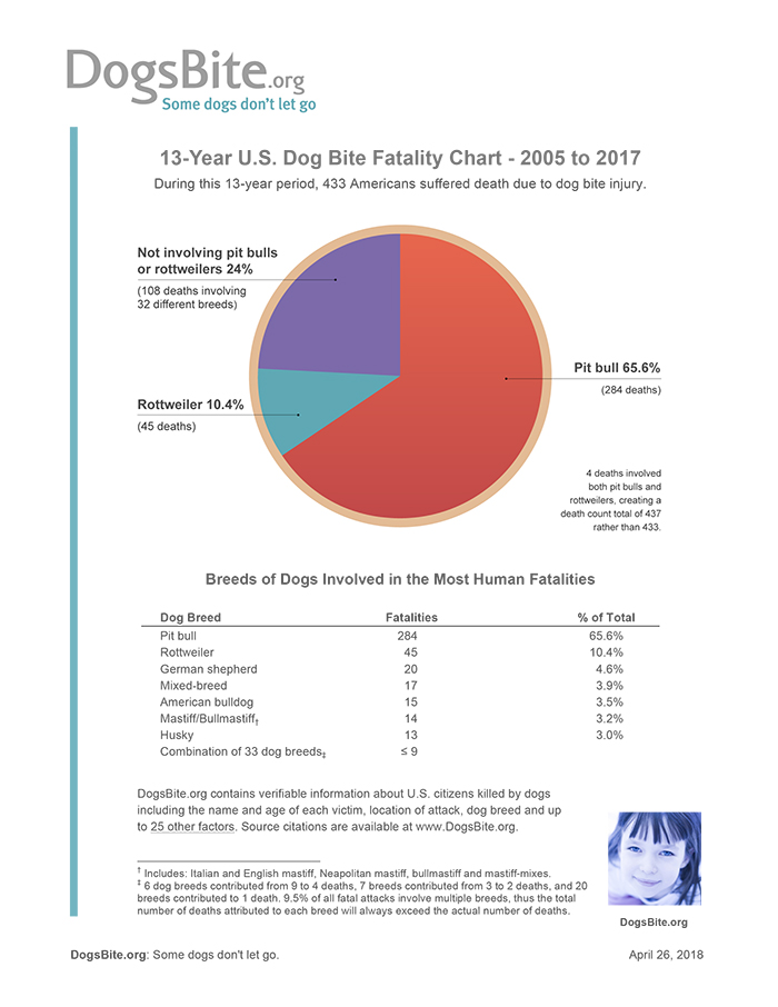 12 Year Dog Bite Fatality Chart
