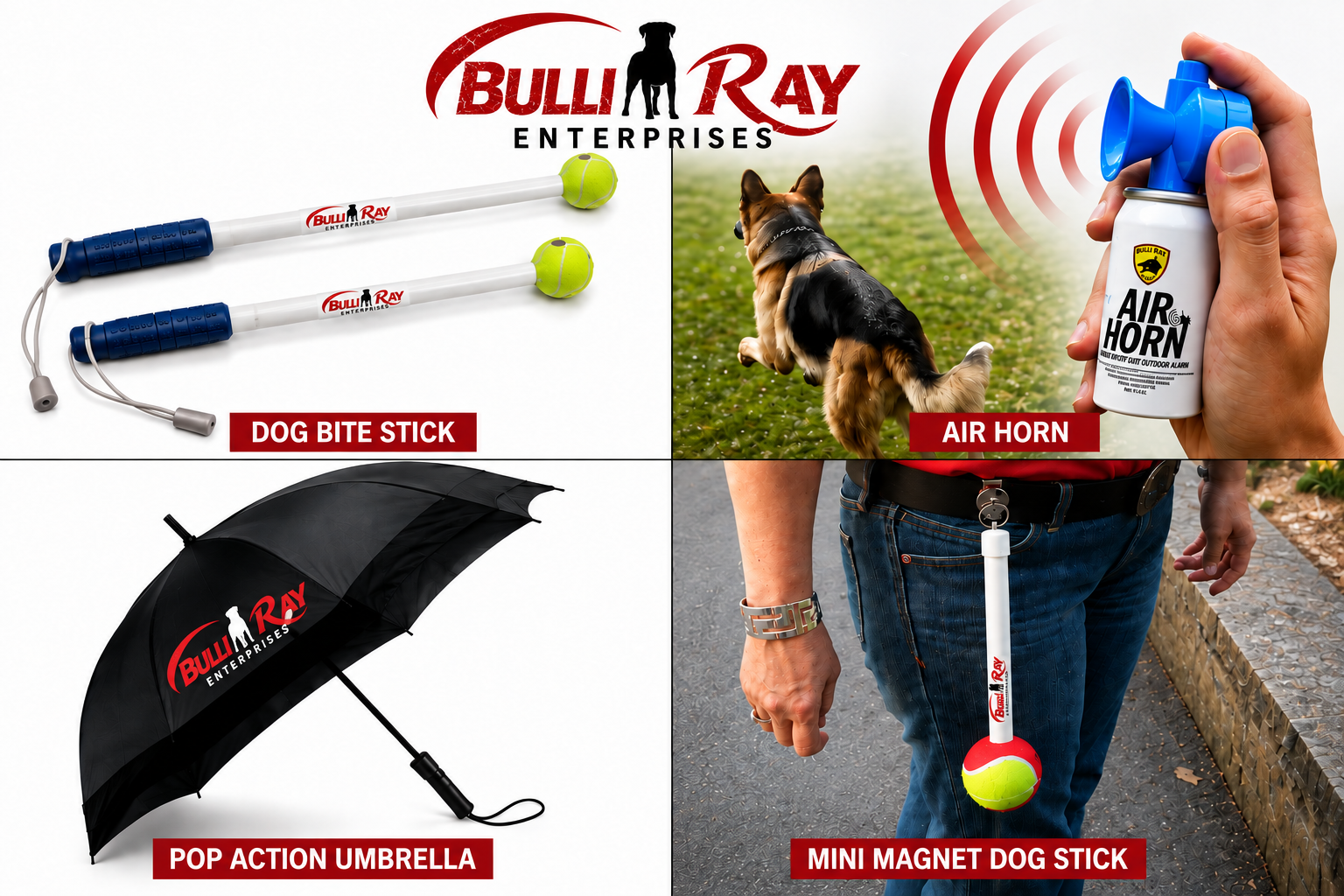dog gear product collage